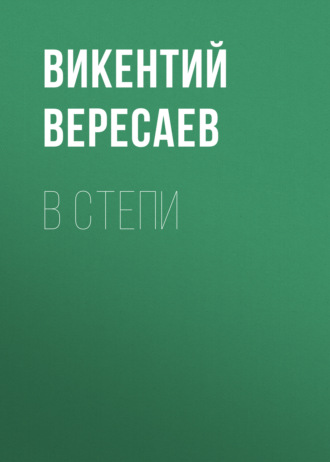 Обложка книги «В степи»