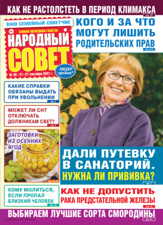 Обложка книги «Народный совет №39/2021»