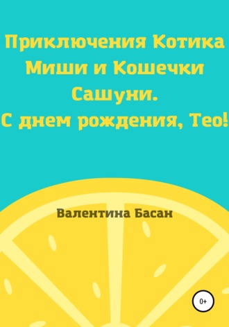 Обложка книги «Приключения Котика Миши и Кошечки Сашуни. С днем рождения, Тео!»