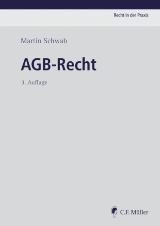 Martin Schwab. AGB-Recht