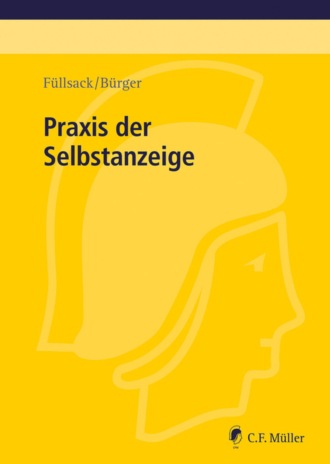 Sebastian Burger. Praxis der Selbstanzeige