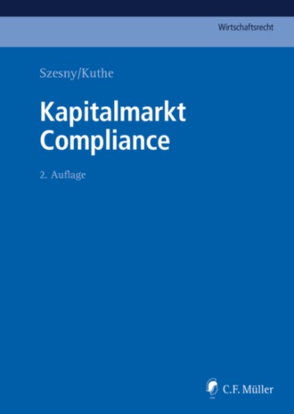 Karl Richter. Kapitalmarkt Compliance