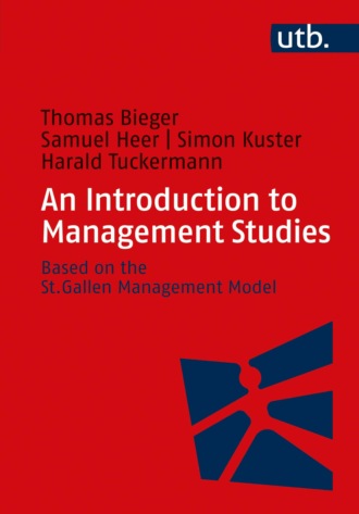 Thomas Bieger. An Introduction to Management Studies