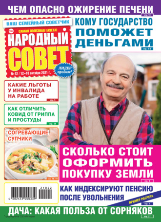 Обложка книги «Народный совет №42/2021»