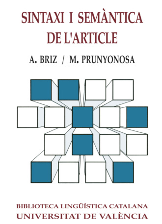 Antonio Briz G?mez. Sintaxi i sem?ntica de l'article (2a ed.)