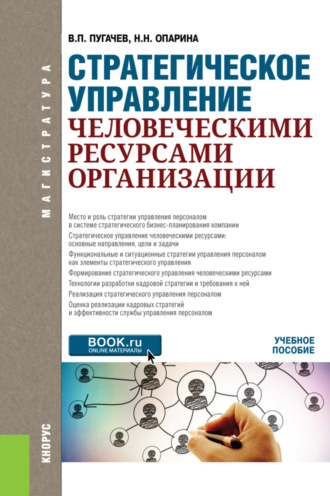 Наталья Николаевна Опарина. Стратегическое управление человеческими ресурсами организации. (Магистратура). Учебное пособие.