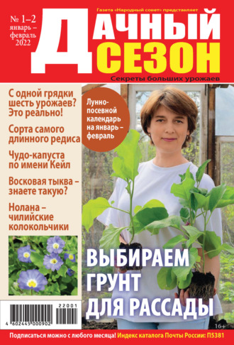 Обложка книги «Дачный сезон №01-02/2022»