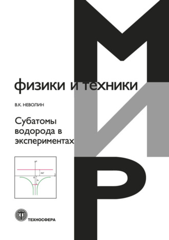 Обложка книги «Субатомы водорода в экспериментах»