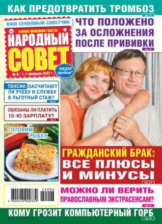 Обложка книги «Народный совет №06/2022»