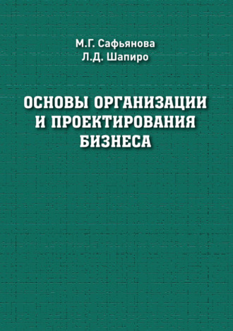 Обложка книги «Основы организации и проектирования бизнеса»
