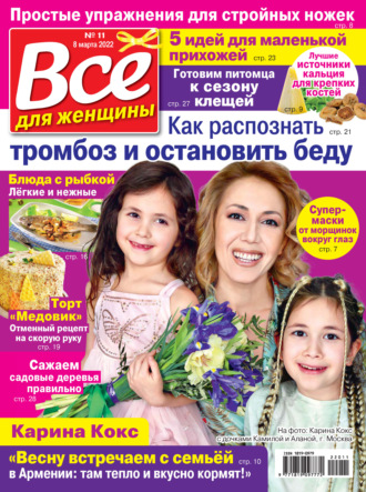 Обложка книги «Всё для женщины №11/2022»