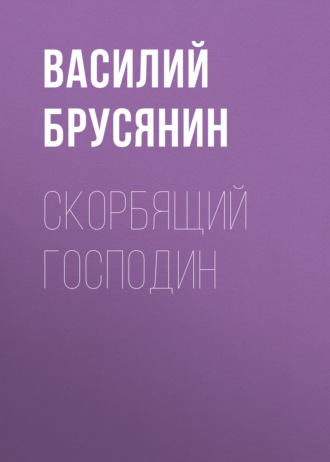 Обложка книги «Скорбящий господин»