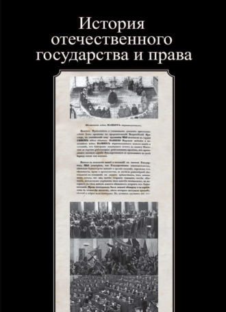 Обложка книги «История отечественного государства и права»