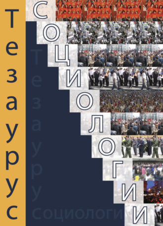 Обложка книги «Тезаурус социологии. Тематический словарь-справочник.»