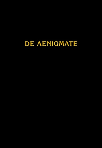 Обложка книги «De Aenigmate / О Тайне. Сборник научных трудов»