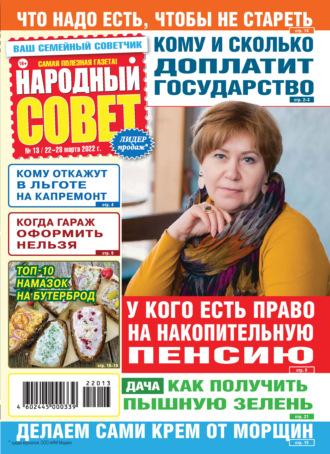 Обложка книги «Народный совет №13/2022»