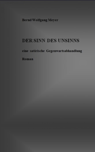 Bernd Wolfgang Meyer. Der Sinn des Unsinns