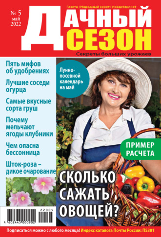 Обложка книги «Дачный сезон №05/2022»