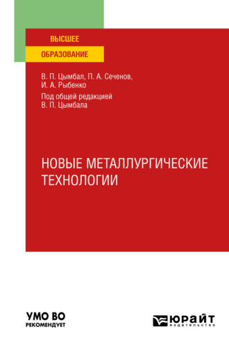 Инна Анатольевна Рыбенко. Новые металлургические технологии. Учебное пособие для вузов