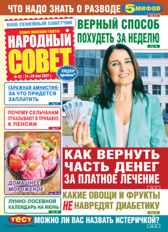Обложка книги «Народный совет №22/2022»