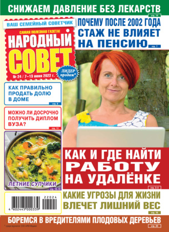 Обложка книги «Народный совет №24/2022»