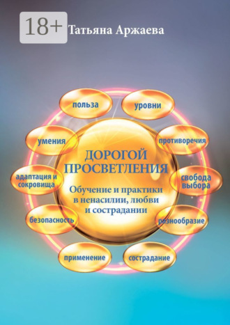 Обложка книги «Дорогой просветления. Обучение и практики в ненасилии, любви и сострадании»
