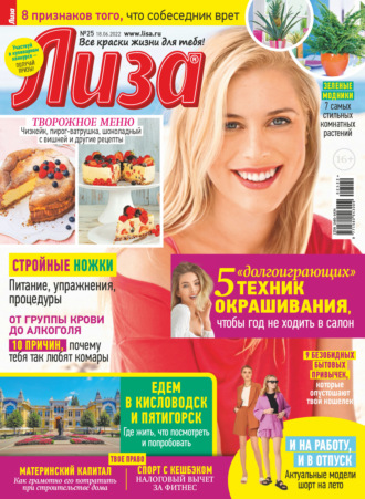 Обложка книги «Журнал «Лиза» №25/2022»