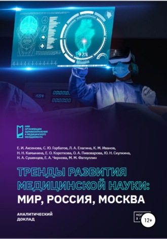 Обложка книги «Тренды развития медицинской науки: Мир, Россия, Москва»