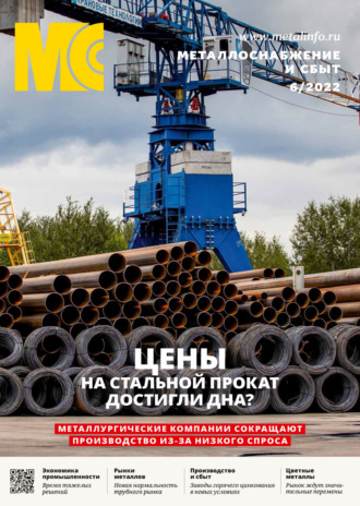 Обложка книги «Металлоснабжение и сбыт №06/2022»