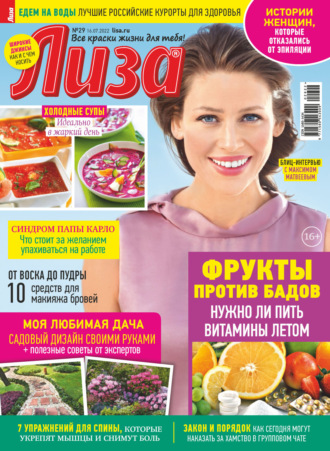 Обложка книги «Журнал «Лиза» №29/2022»