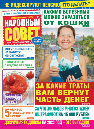Обложка книги «Народный совет №30/2022»