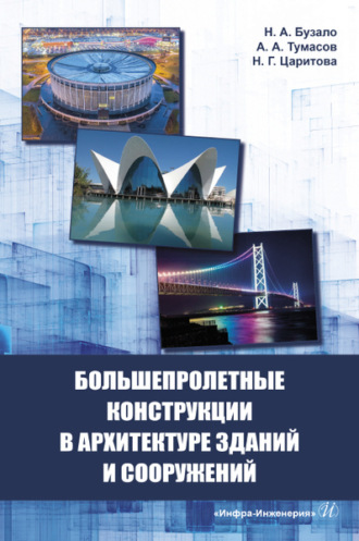 Обложка книги «Большепролетные конструкции в архитектуре зданий и сооружений»