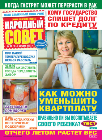 Обложка книги «Народный совет №32/2022»