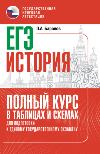 П. А. Баранов. ЕГЭ. История. Полный курс в таблицах и схемах для подготовки к ЕГЭ