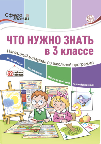 Обложка книги «Что нужно знать в 3 классе: наглядный материал по школьной программе»
