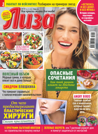 Обложка книги «Журнал «Лиза» №39/2022»