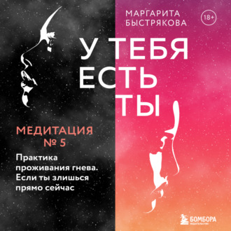 Обложка книги «У тебя есть ты. Медитация 5. Практика проживания гнева. Если ты злишься прямо сейчас»