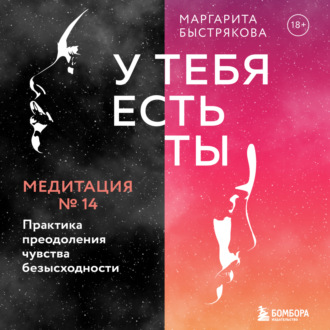 Обложка книги «У тебя есть ты. Медитация 14. Практика преодоления чувства безысходности»
