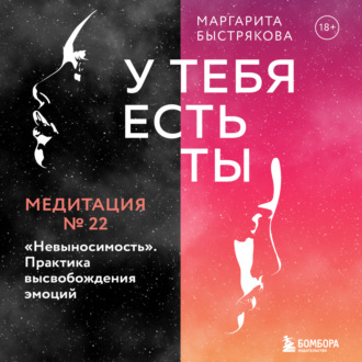Обложка книги «У тебя есть ты. Медитация 22. "Невыносимость". Практика высвобождения эмоций»