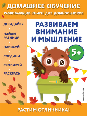 Обложка книги «Развиваем внимание и мышление. Для детей от 5 лет»