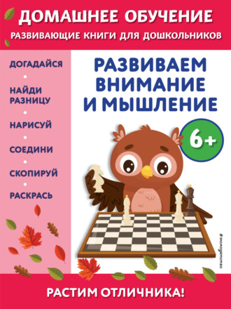 Обложка книги «Развиваем внимание и мышление. Для детей от 6 лет»