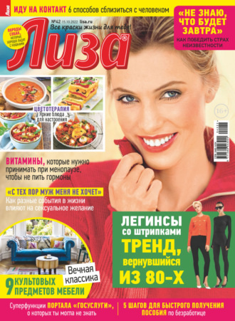 Обложка книги «Журнал «Лиза» №42/2022»