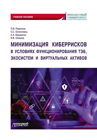 Обложка книги «Минимизация киберрисков в условиях функционирования ТЭБ, экосистем и виртуальных активов»