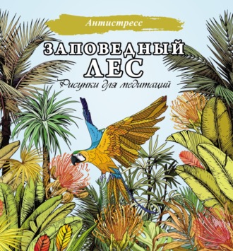 Обложка книги «Заповедный лес. Рисунки для медитаций»