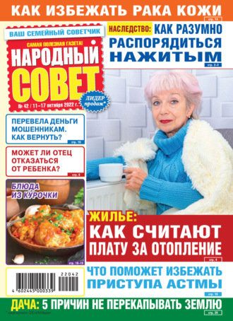 Обложка книги «Народный совет №42/2022»