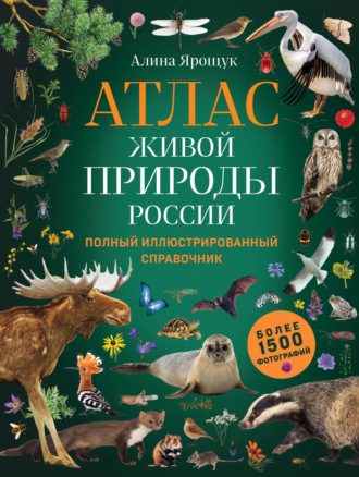 Обложка книги «Атлас живой природы России. Полный иллюстрированный справочник»