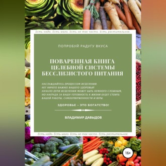 Обложка книги «Поваренная книга целебной системы бесслизистого питания»