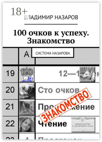 Обложка книги «100 очков к успеху. Знакомство. Система Назарова»