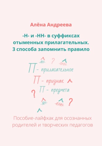 Алёна Александровна Андреева. –Н- и -НН- в суффиксах отыменных прилагательных. 3 способа запомнить правило