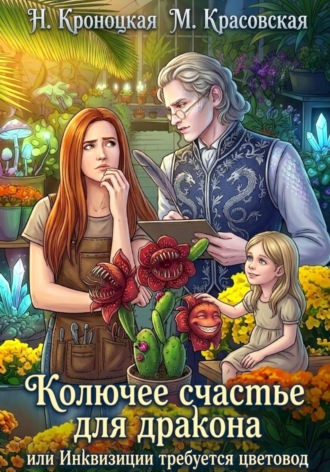 Обложка книги «Колючее счастье для дракона или Инквизиции требуется цветовод»